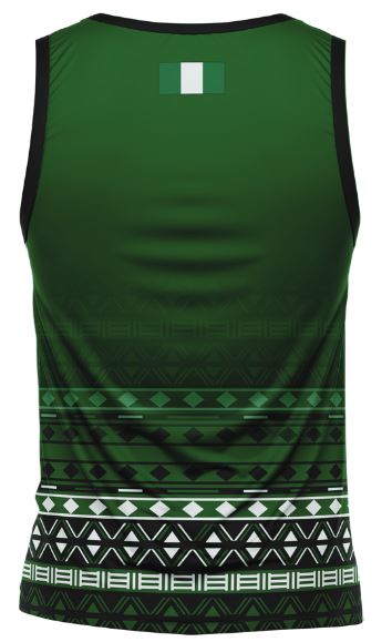 Nigeria Rugby Men's Sublimated Singlet